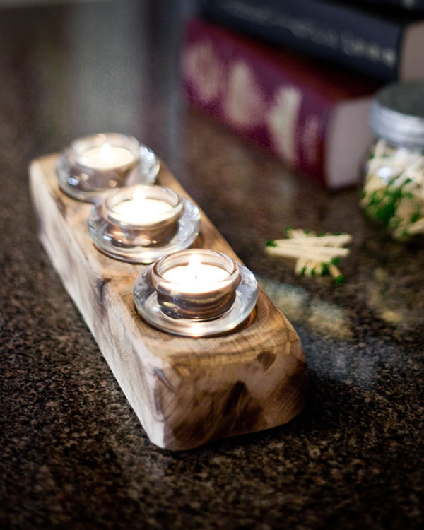 Upcycled Candleholder - 3straight