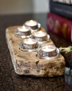 Upcycled Candleholder - 5staggered
