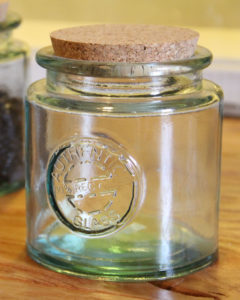 Round Glass Jar