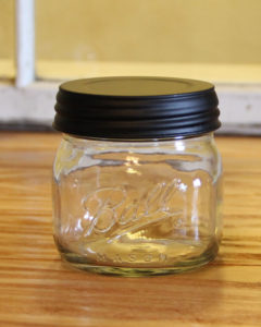 16oz Jar with Black Metal Lid