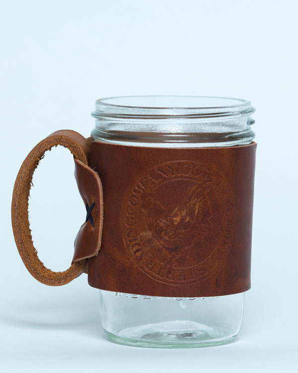 Leather Ball Jar Mug - Image 5